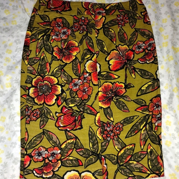Beautiful LOFT Size 0 Floral Tapestry Skirt - Picture 4 of 4